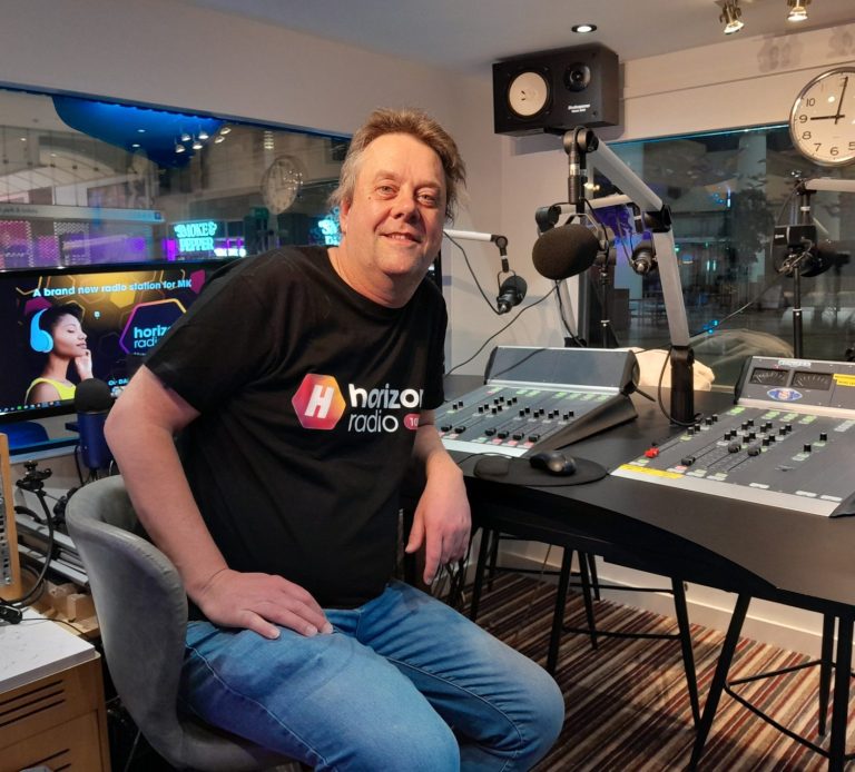 Vinyl DJ with records Milton Keynes Retro DJ Andy Milton Keynes